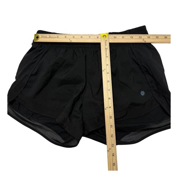 Athleta Size Small Mesh Racer Run Mid Rise 4” ShortTargeted ventilation - Picture 3 of 3